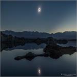 A Total Solar Eclipse Reflected