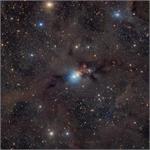 غبار ستاره ای در ابر مولکولی برساوش