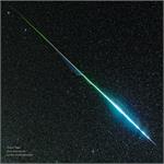 Astronomy Picture of the Day: A Rainbow Geminid Meteor
