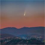 دنباله دار NEOWISE بر فراز لبنان