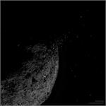 پرتاب سنگریزه از سطح سیارک بنو