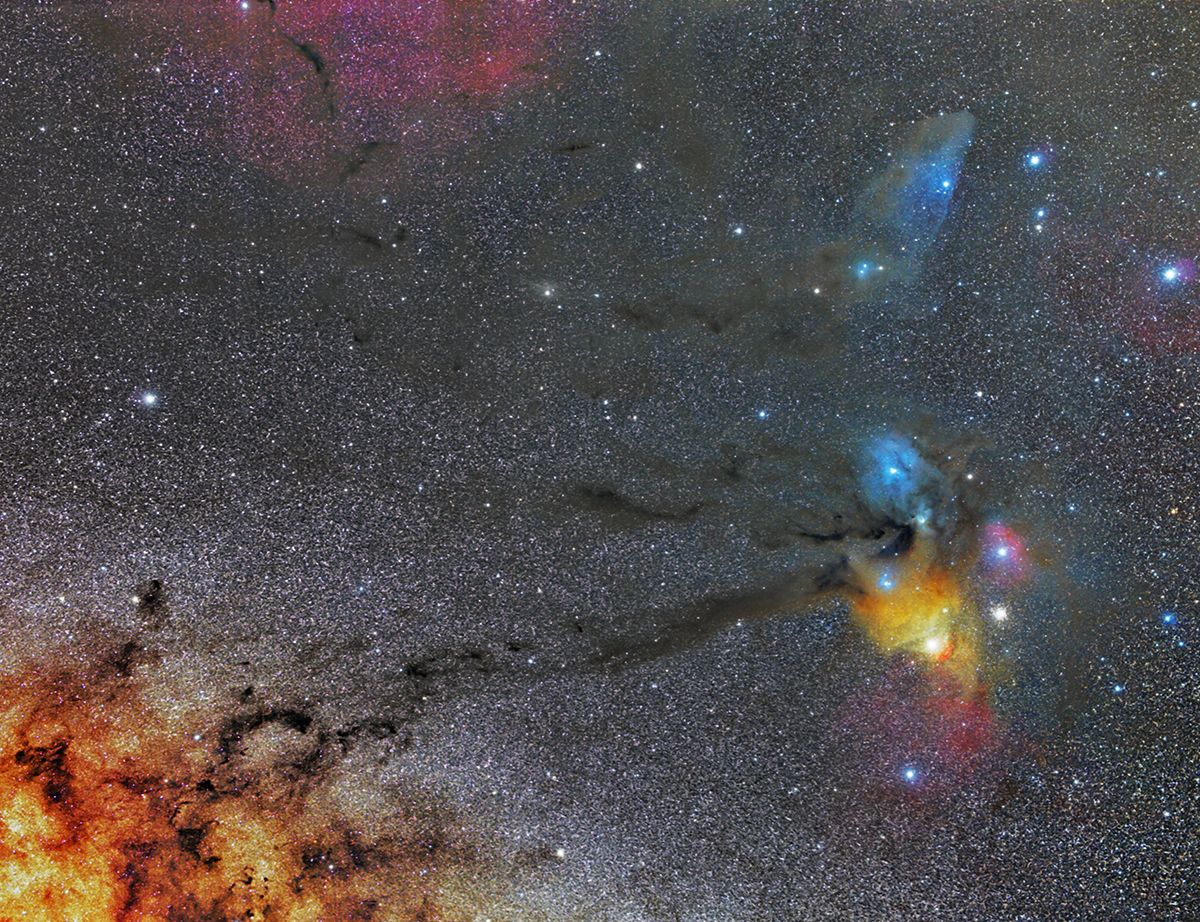 Antares / Rho Ophiuchi nebula